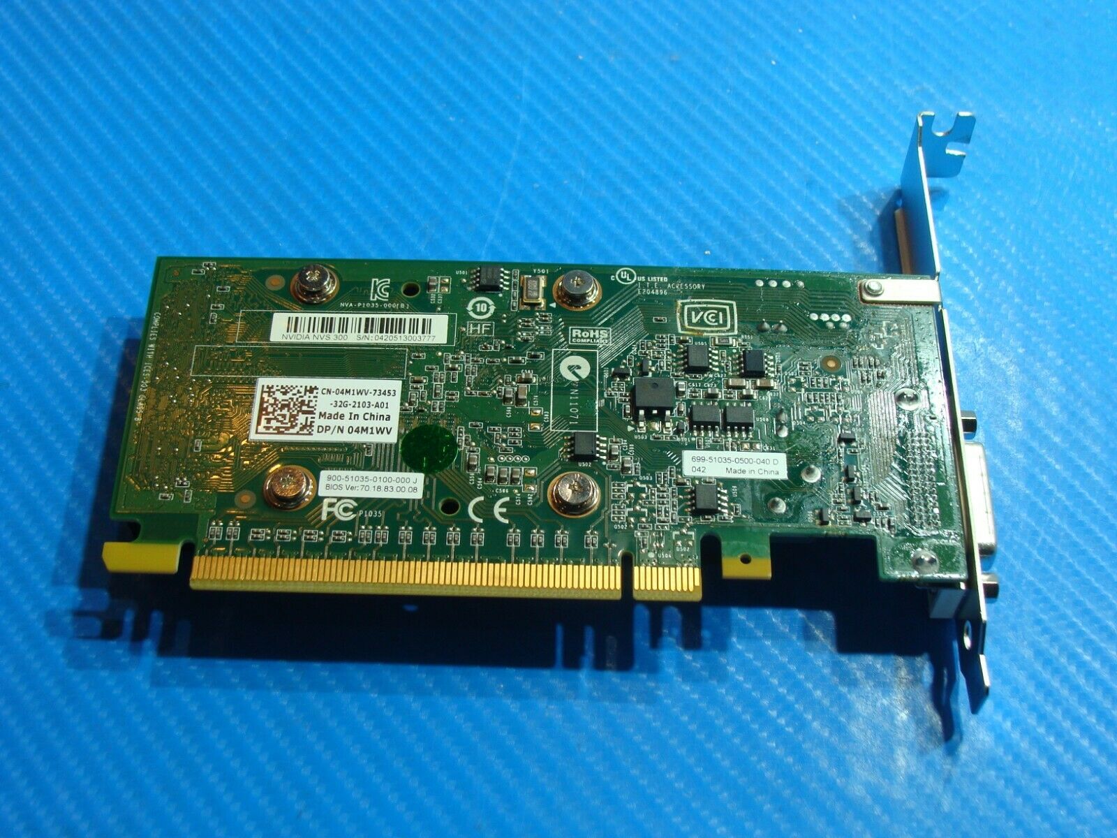 Dell Precision T5600 Genuine Desktop NVIDIA Quadro NVS 300 Video Card 4M1WV - Laptop Parts - Buy Authentic Computer Parts - Top Seller Ebay