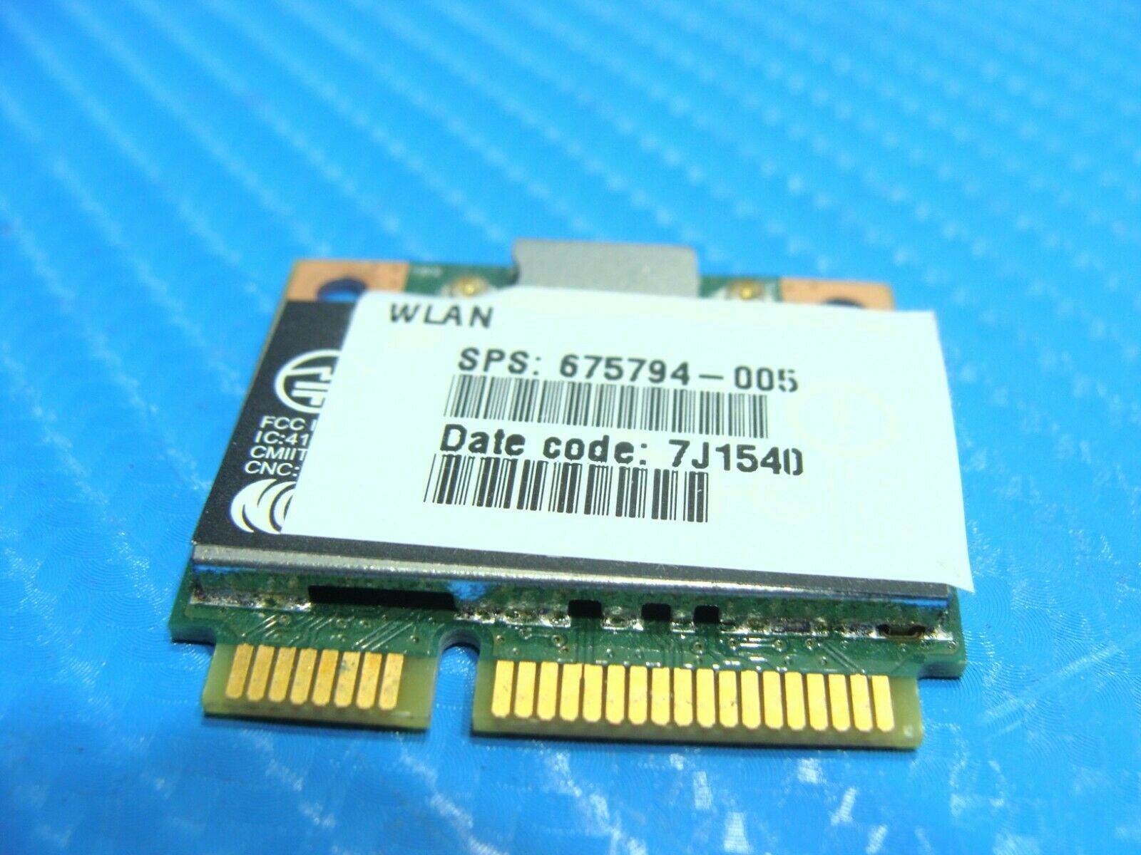 HP TS 15-g067cl 15.6'' Genuine Laptop Wireless WiFi Card 675794-001 670036-001 - Tested Computer Laptop Parts