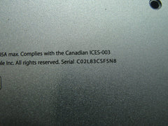 Macbook Air A1465 11" 2013 MD711LL/A Genuine Bottom Case Silver 923-0436 Apple
