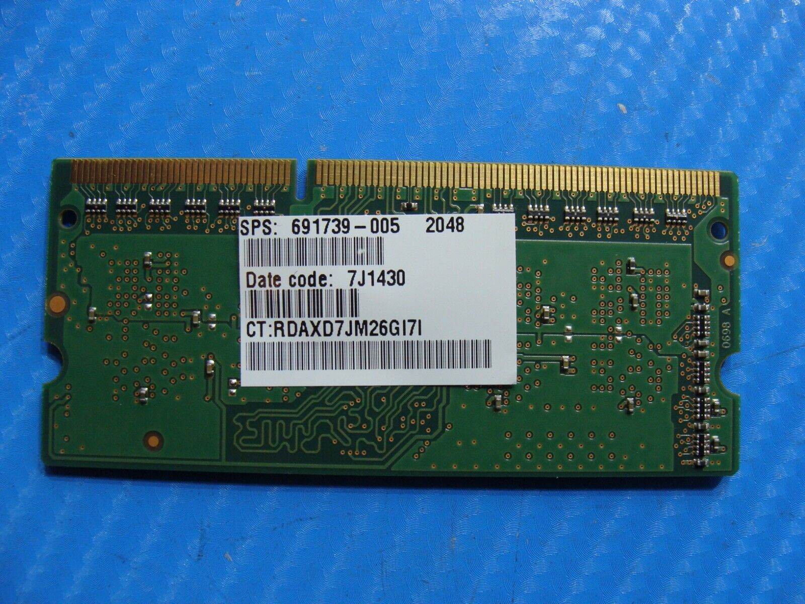 HP m6-k022dx Micron 2Gb 1Rx16 Memory RAM So-Dimm PC3L-12800S MT4KTF25664HZ-1G6E1 - Tested Computer Laptop Parts