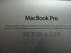 MacBook Pro A1502 13 2015 MF839LL/A MF840LL/A MF841LL/A Bottom Case 923-00503 #2 - Laptop Parts - Buy Authentic Computer Parts - Top Seller Ebay