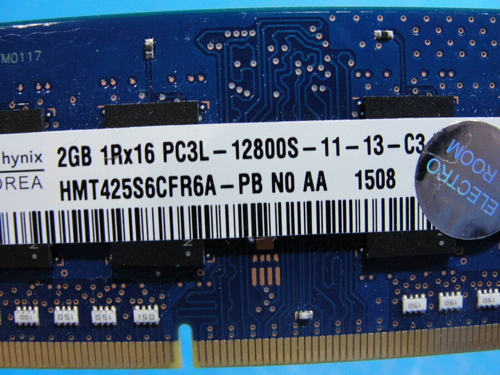 Asus X555LA-HI71105L SK Hynix 2GB PC3L-12800S SODIMM Memory RAM HMT425S6CFR6A-PB - Tested Computer Laptop Parts