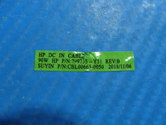 HP Pavilion x360 14-ba253cl 14" DC IN Power Jack w/Cable 799735-Y51