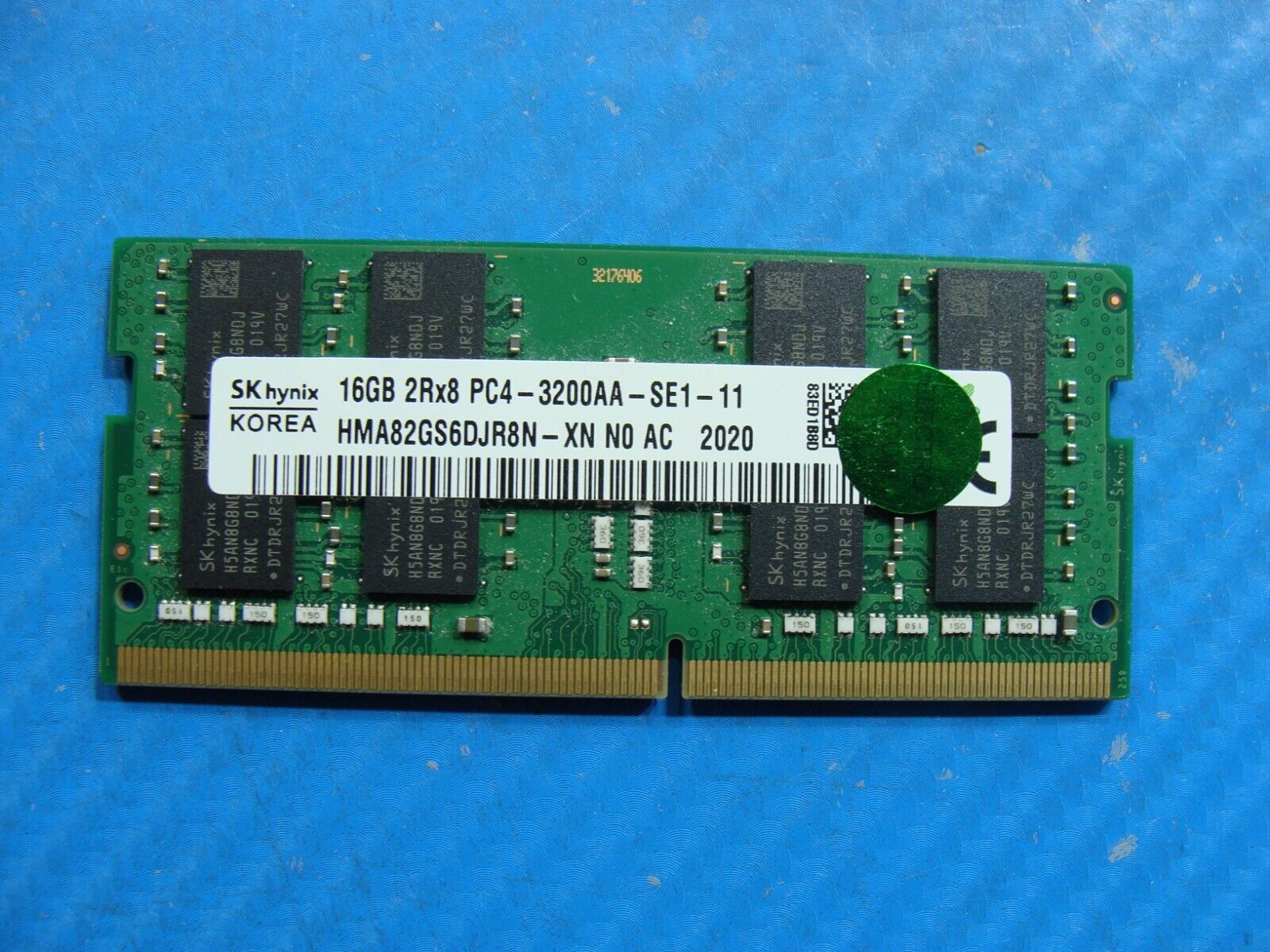 Dell 5410 SK Hynix 16GB 2Rx8 PC4-3200AA Memory RAM SO-DIMM HMA82GS6DJR8N-XN