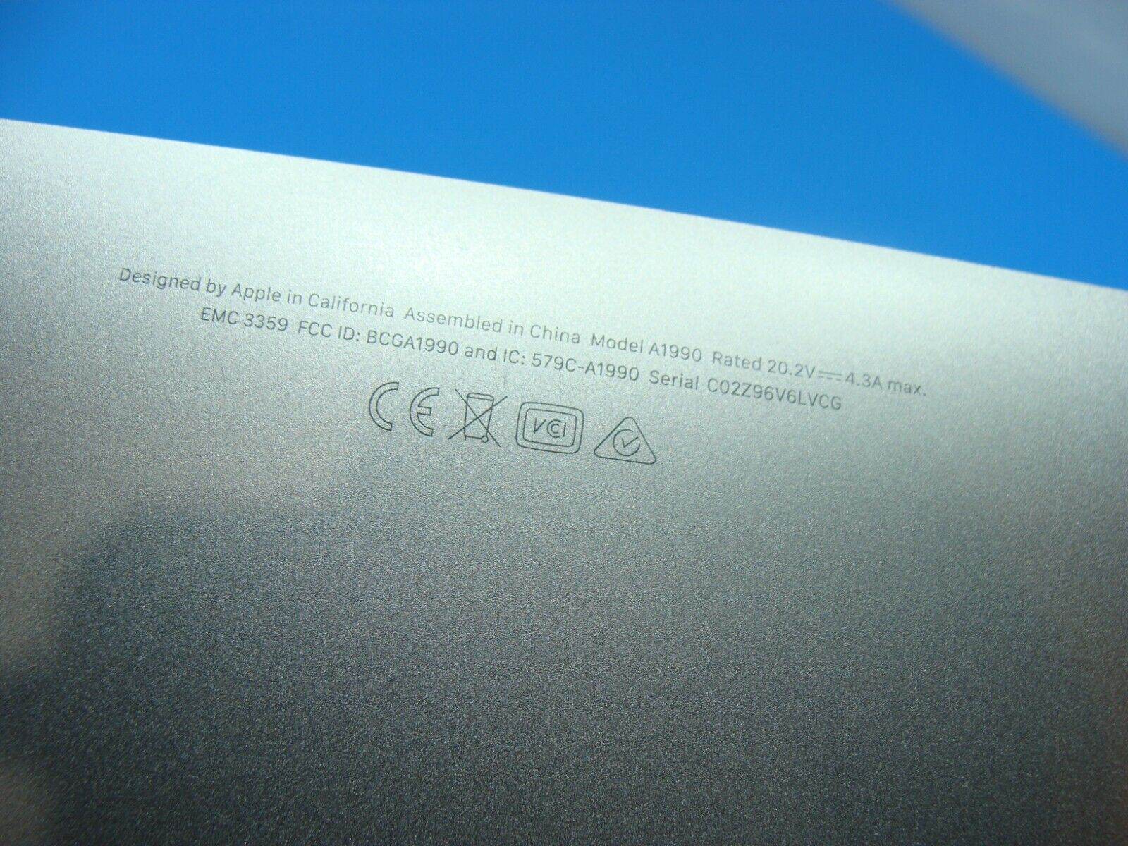 MacBook Pro A1990 Mid 2019 MV902LL/A MV912LL/A Bottom Case Space Gray 923-03191 - Tested Computer Laptop Parts