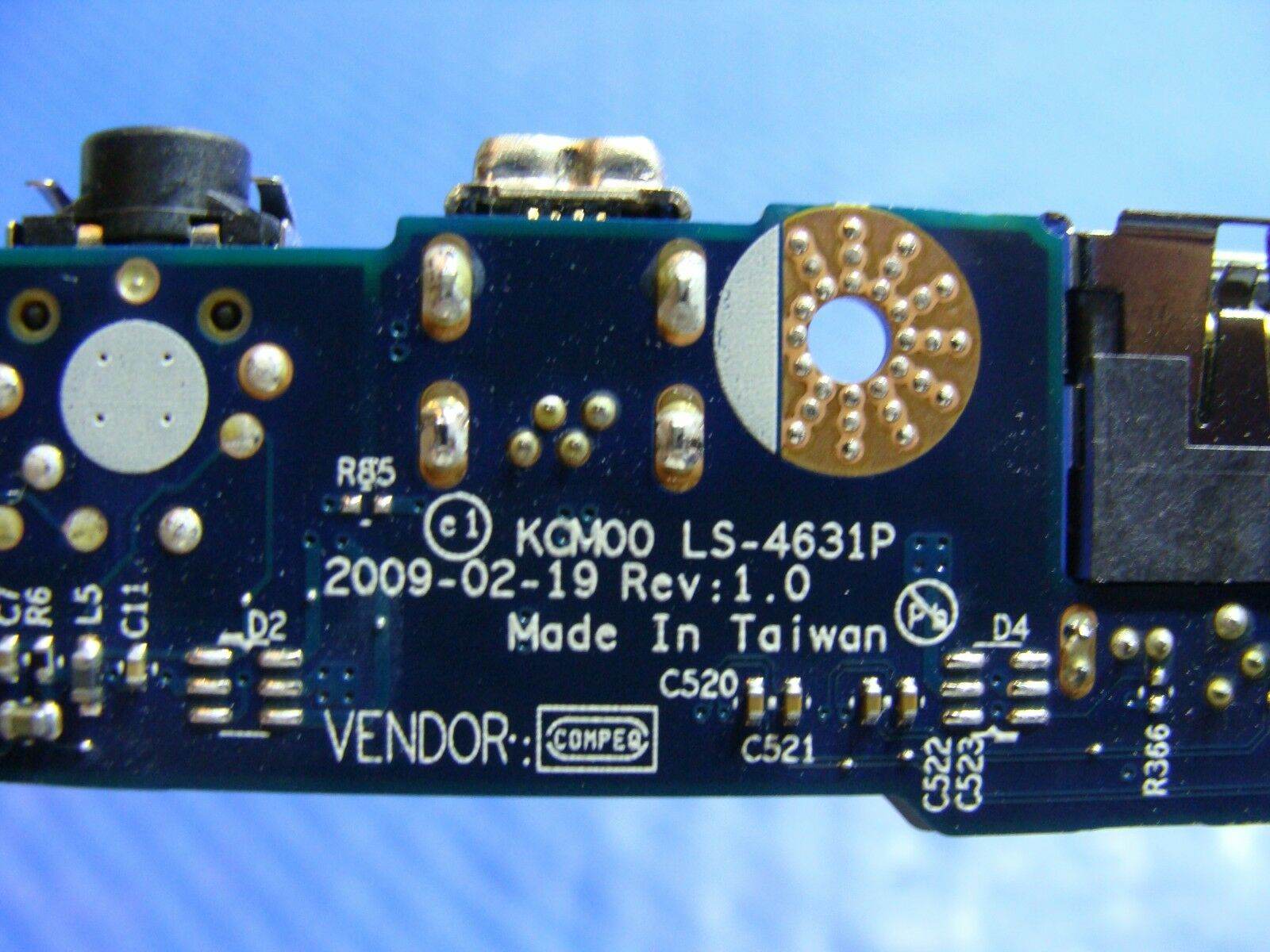 Dell Studio 1440/14Z PP40L 14” OEM USB Firewire Audio Port Board LS-4631P ER* - Tested Computer Laptop Parts