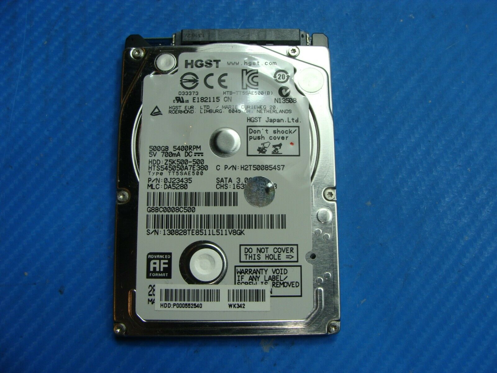 Toshiba C55D HGST 500GB SATA 2.5