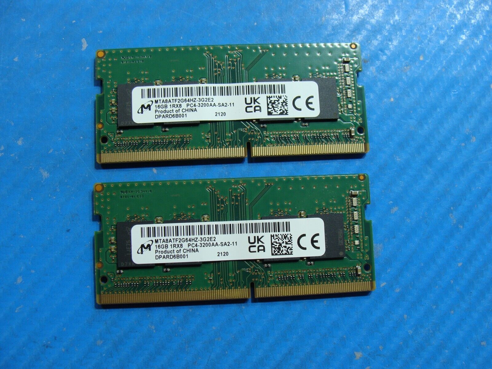 HP 830 G7 Micron 32GB (2x16GB) PC4-3200A Memory RAM SO-DIMM MTA8ATF2G64HZ-3G2E2