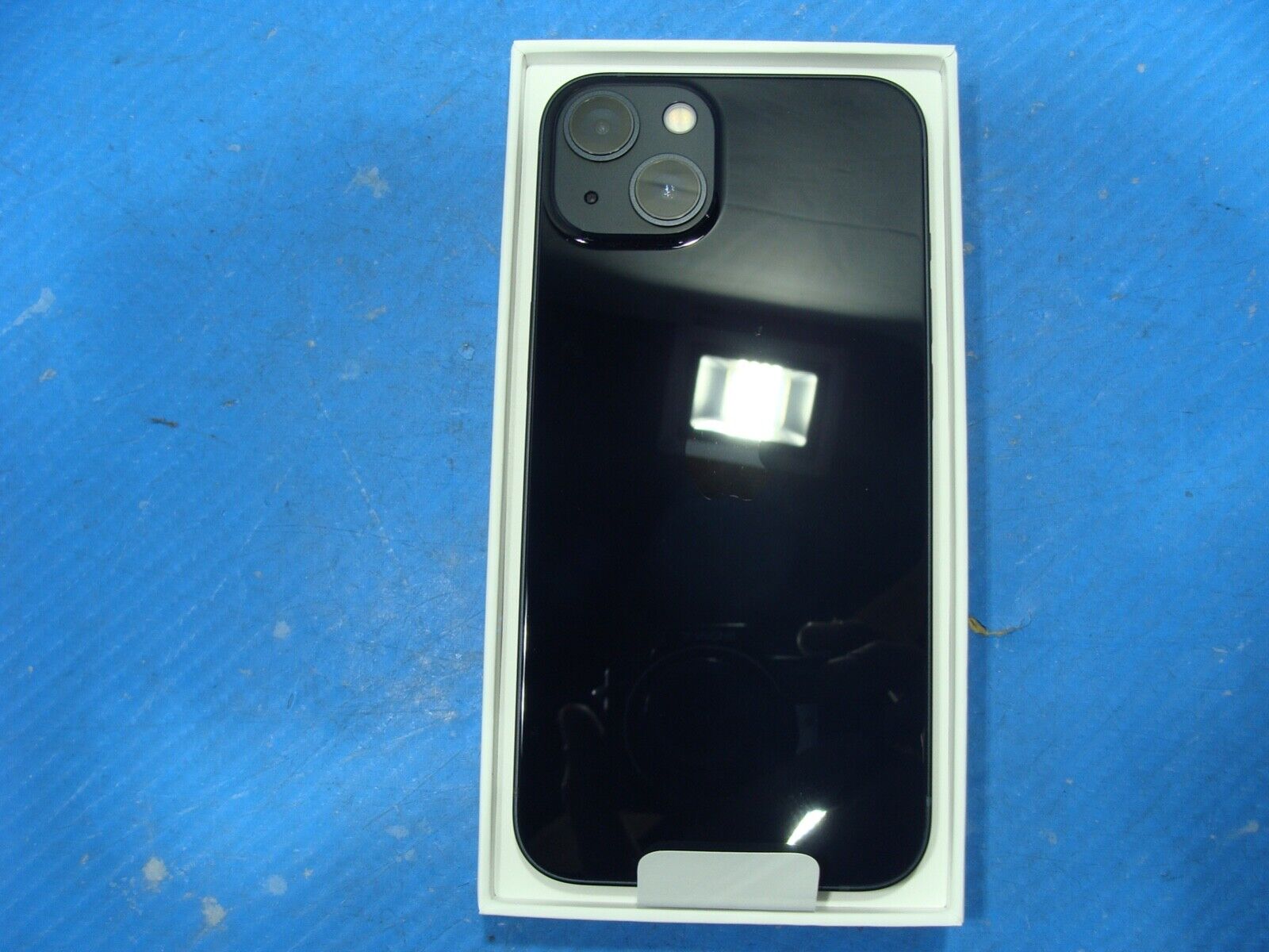 Unlocked 1 YR Warranty OB Apple iPhone 13 A2482 Midnight Blue 100% Battery 128GB