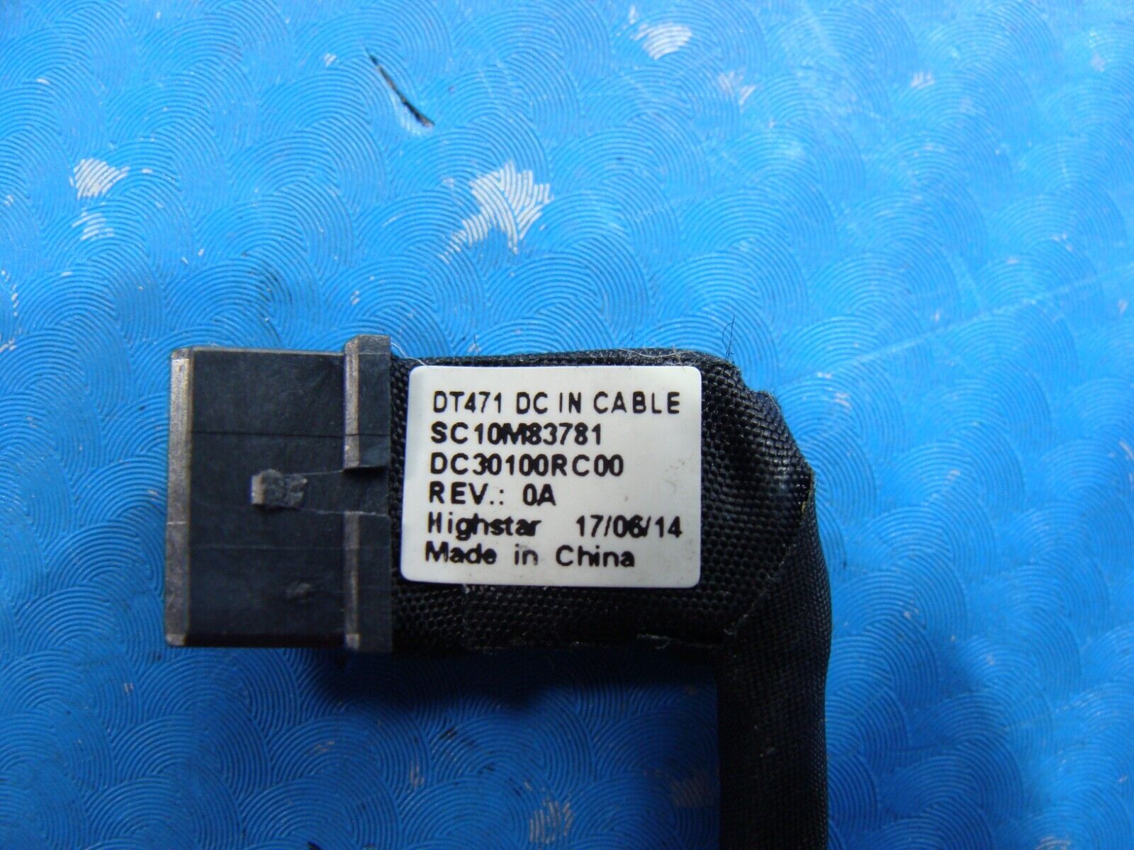 Lenovo ThinkPad T470s 14 Genuine DC IN Power Jack w/Cable DC30100RC00