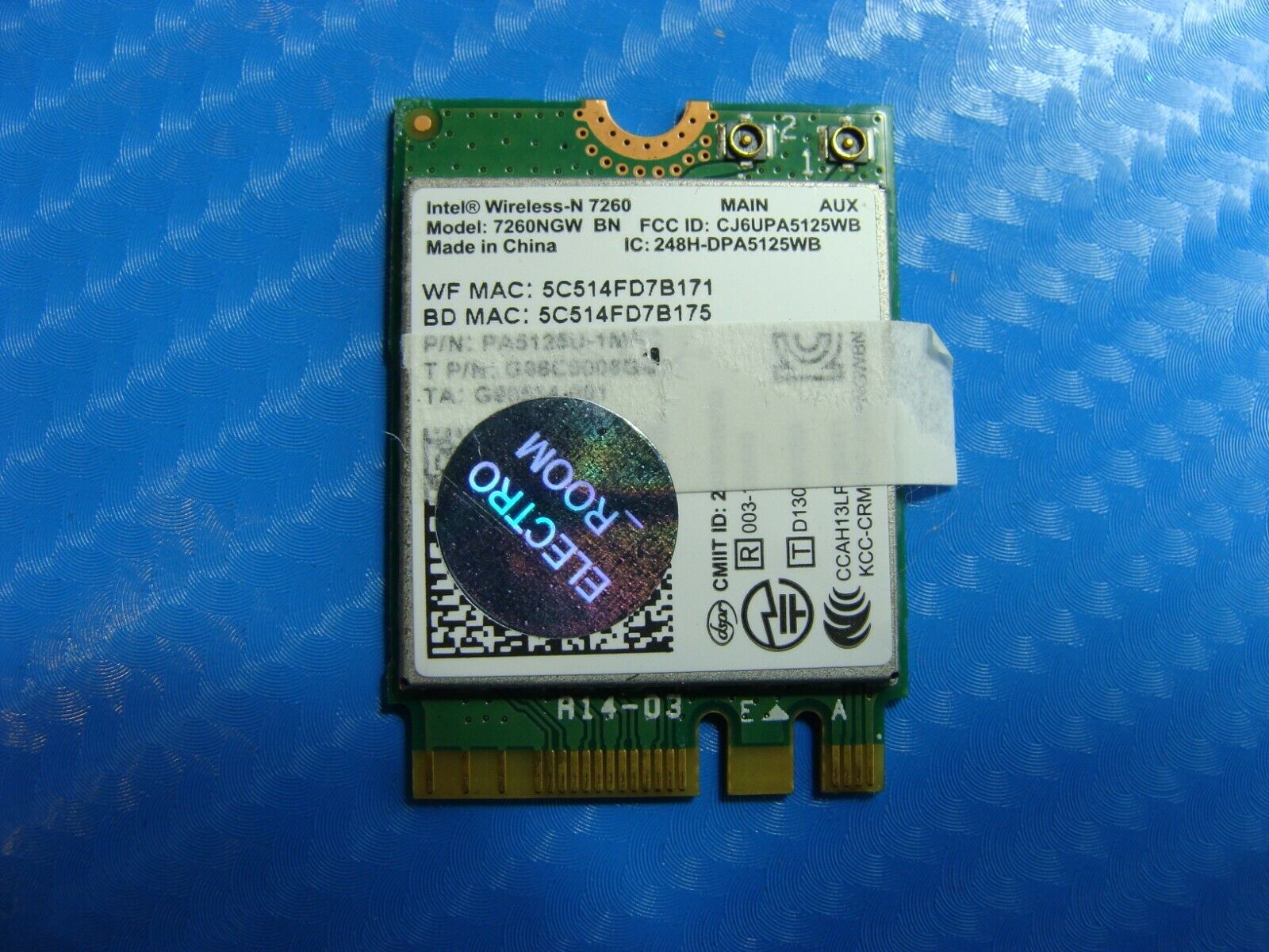 Toshiba Satellite 14 E45t-A4300 Genuine Laptop Wireless WiFi Card 7260NGW - Laptop Parts - Buy Authentic Computer Parts - Top Seller Ebay