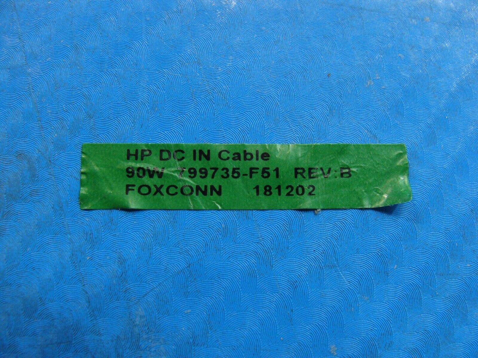 HP 17.3” 17-by0022cy Genuine Laptop DC IN Power Jack w/Cable 799735-F51 - Tested Computer Laptop Parts