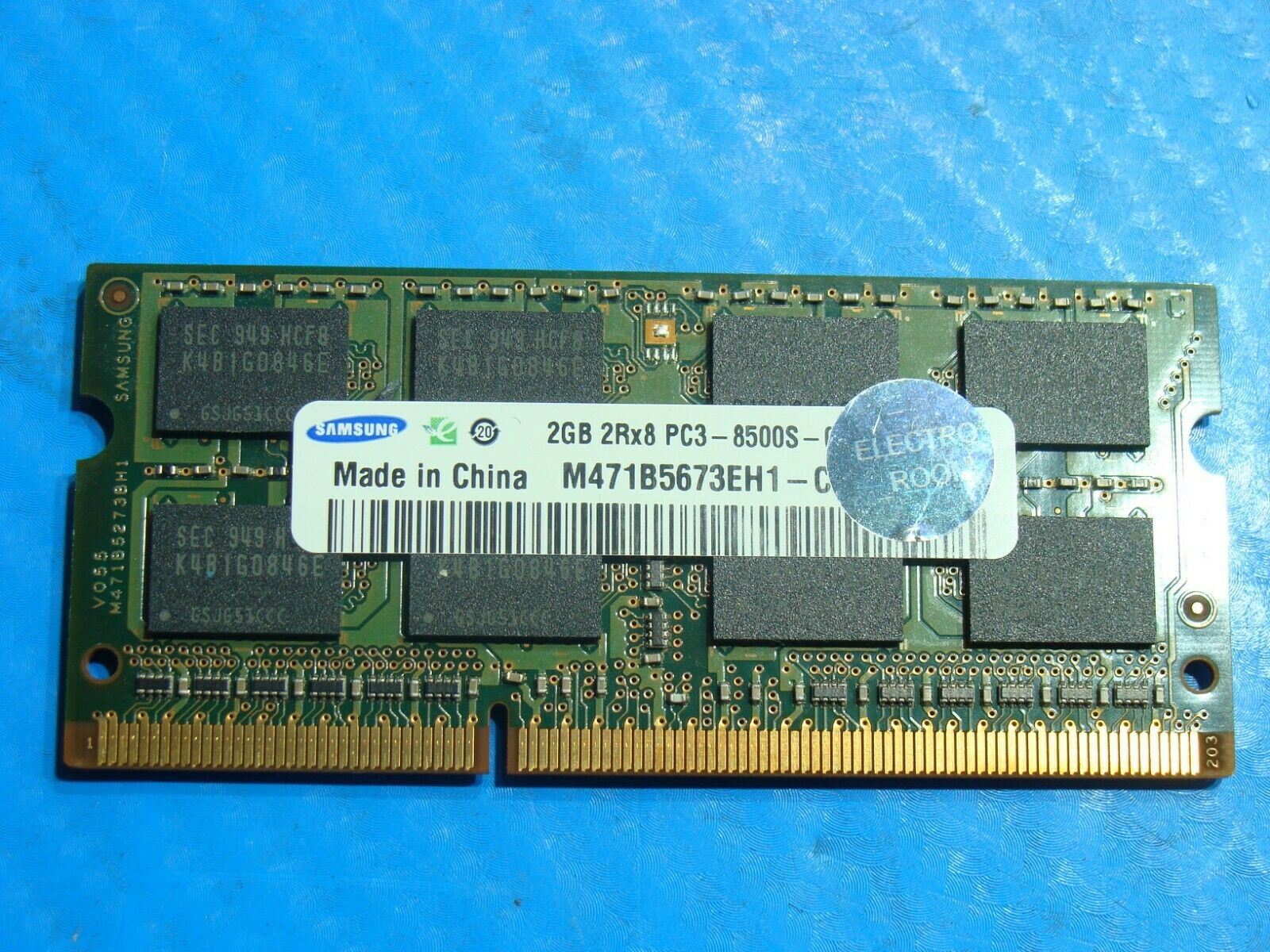 MacBook Pro A1278 Samsung 2GB Memory PC3-8500S-07-10-F2 M471B5673EH1-CF8 - Laptop Parts - Buy Authentic Computer Parts - Top Seller Ebay