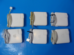 Lot of 6 Apple OEM Laptop MacBook Genuine 60W Mag Safe 2 Adapters A1435 A1425