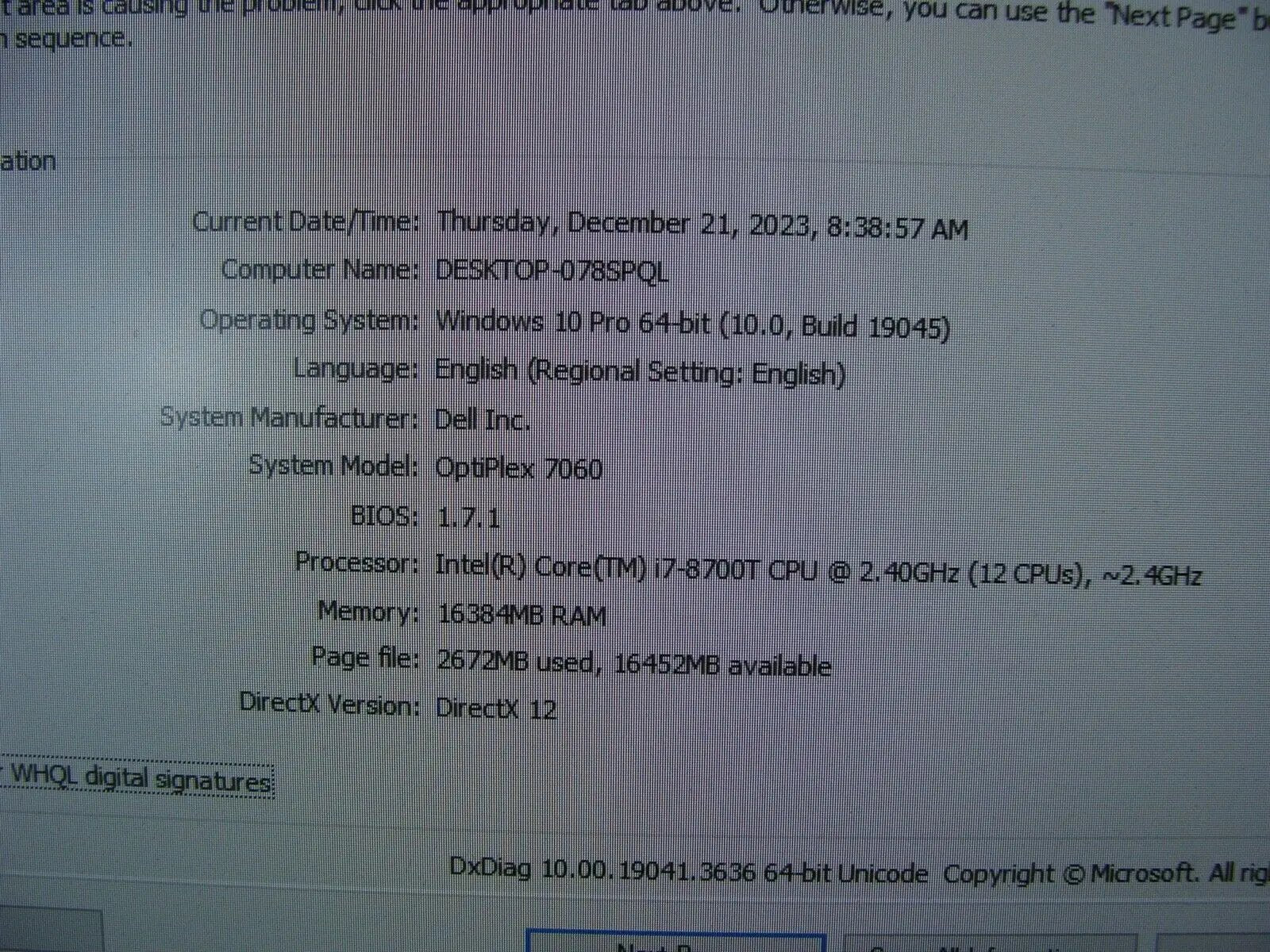 In WRTY Lot of 2 + WIFI Dell OptiPlex 7060 MFF i7-8700T 2.4GHz 16GB 512GB SSD