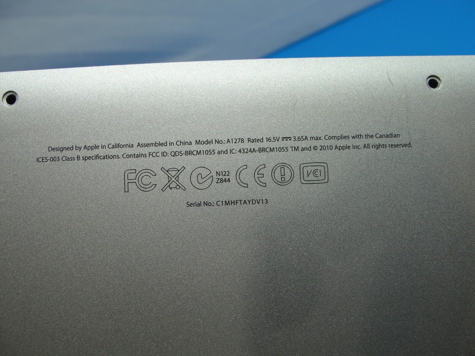 MacBook Pro A1278 MD313LL/A Late 2011 13