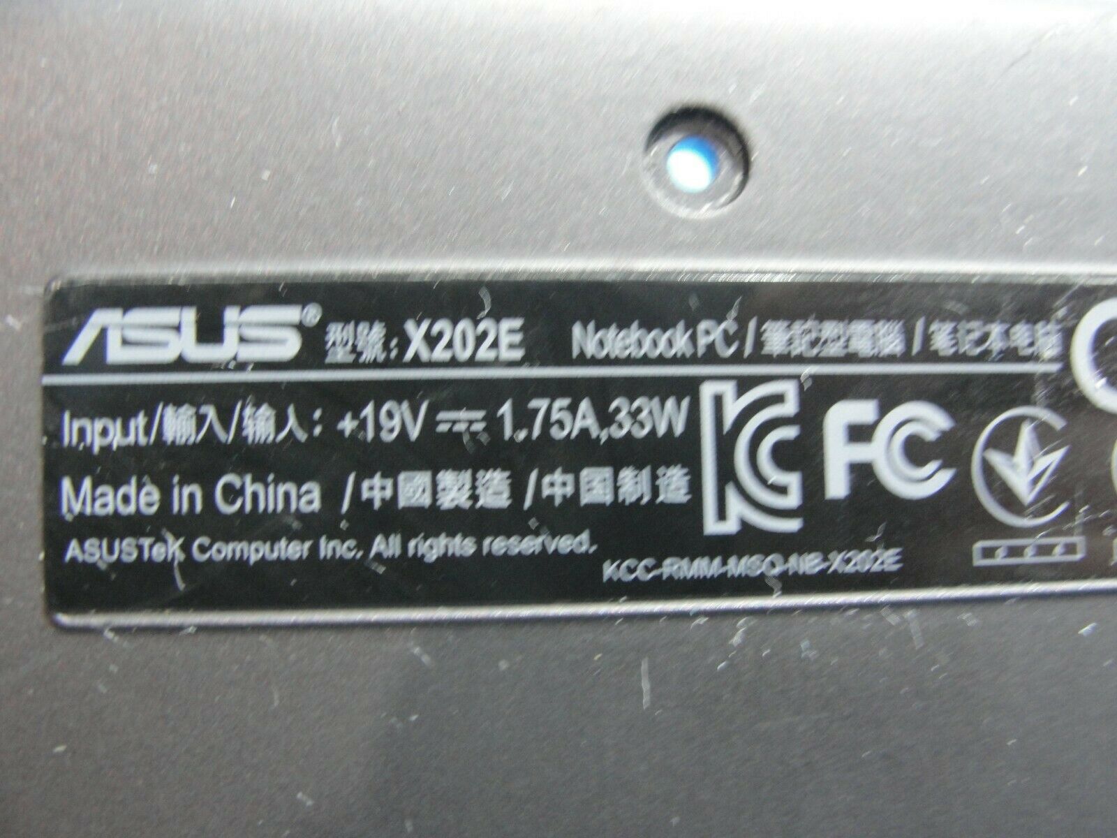 Asus Vivobook X202E-UH31T 11.6