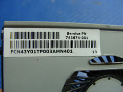 HP Chromebook 14-q049wm 14" Genuine CPU Cooling Fan 743674-001 43Y01TP203 ER* - Laptop Parts - Buy Authentic Computer Parts - Top Seller Ebay