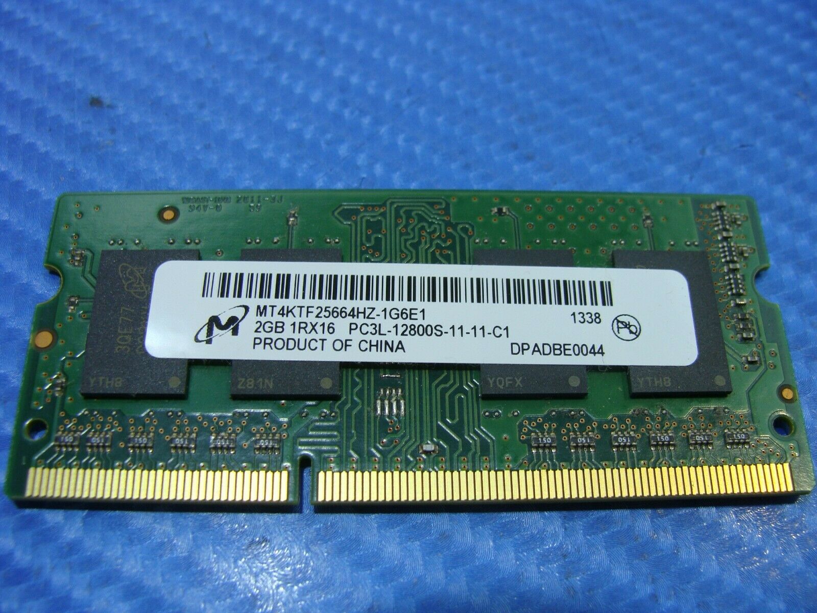 Dell Inspiron 15.6 15R-5537 RAM Memory 2GB 1Rx16 PC3L-12800S MT4KTF25664HZ-1G6E1 Dell