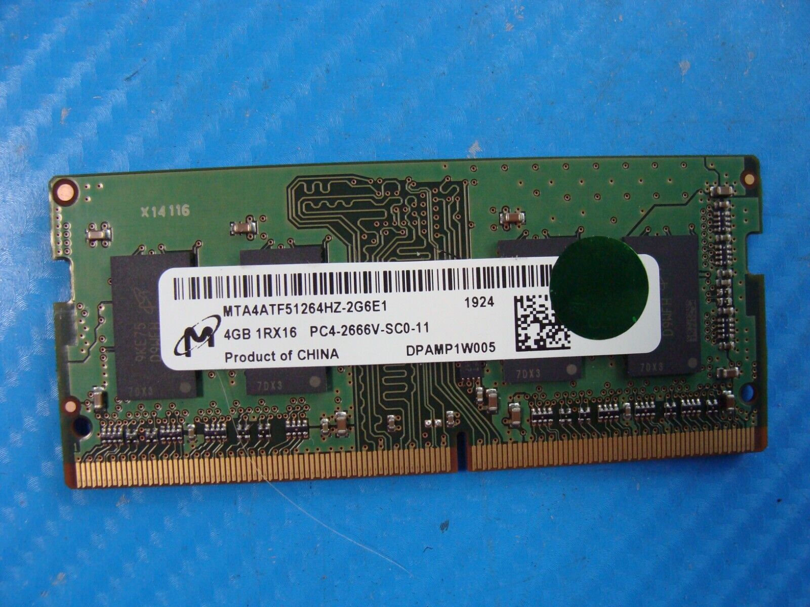 HP 14z-cm000 Micron 4GB PC4-2666V Memory RAM SO-DIMM MTA4ATF51264HZ-2G6E1