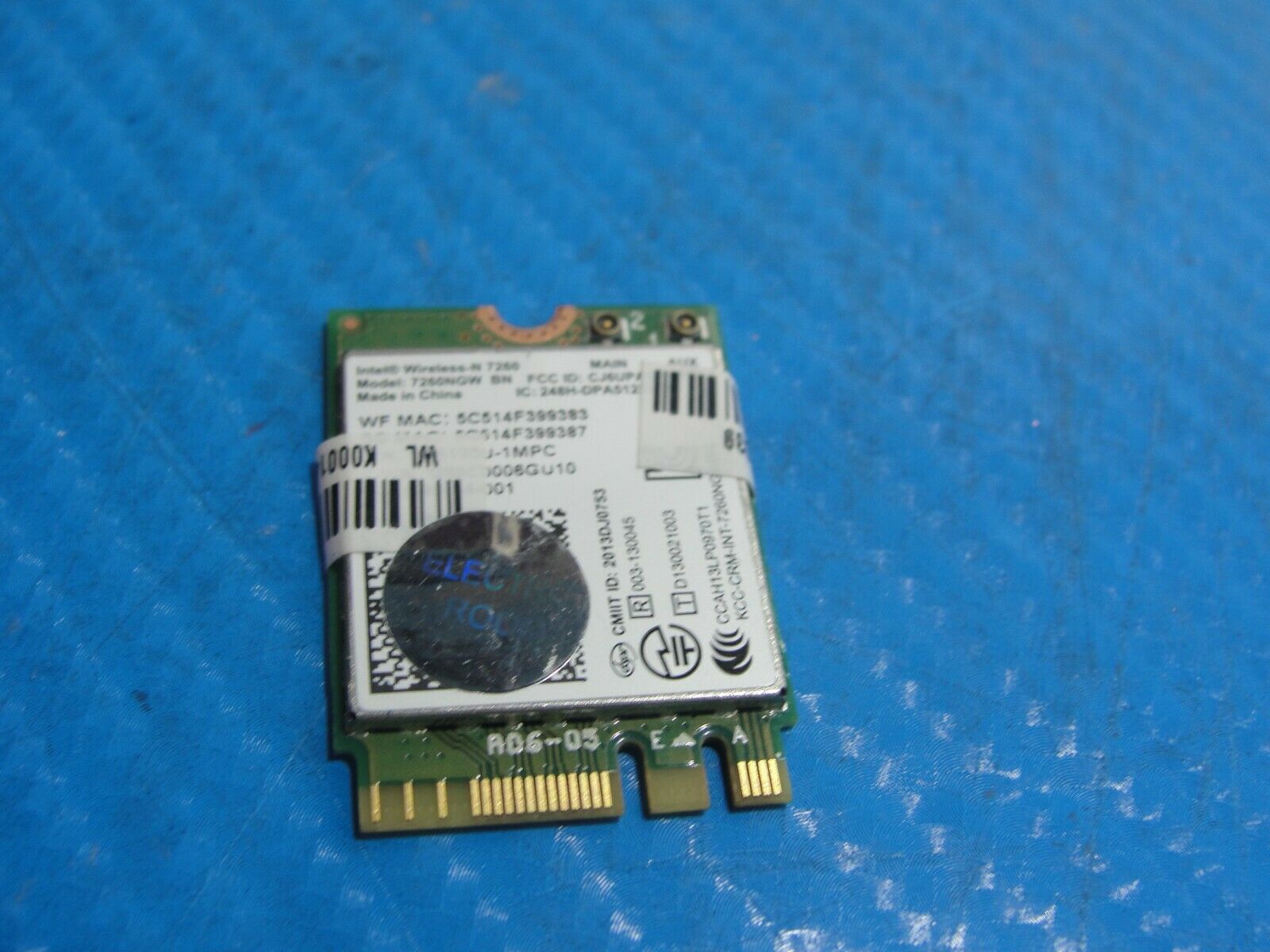 Toshiba Satellite 14 E45t-A4300 Genuine Laptop Wireless WiFi Card 7260NGW - Laptop Parts - Buy Authentic Computer Parts - Top Seller Ebay
