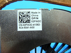 Dell Inspiron 15 5559 15.6" CPU Cooling Fan w/Heatsink 2FW2C AT1GG001DC0