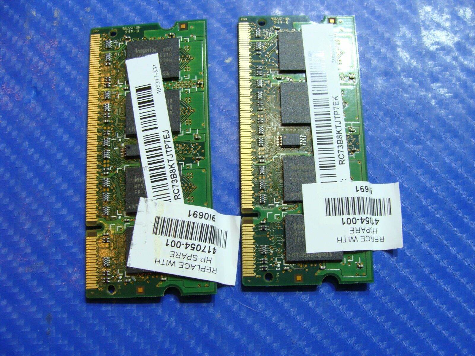 Hynix 1Gb (2x512Mb) 2Rx16 PC2-5300S Genuine Memory RAM HYMP564S64BP6-Y5 ER* - Tested Computer Laptop Parts