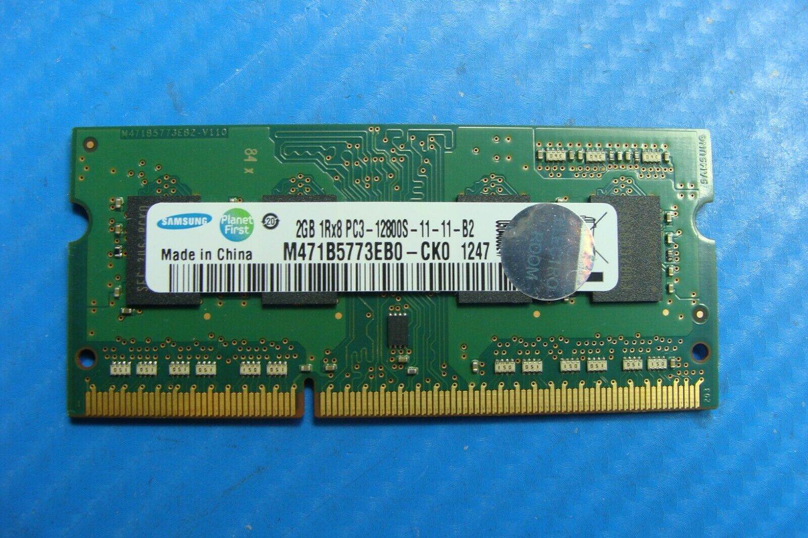Samsung NP365E5C Laptop Samsung 2GB Memory pc3-12800s-11-11-b2 m471b5773eb0-ck0 - Tested Computer Laptop Parts