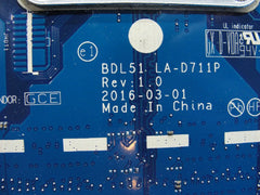 HP 15-ba018wm 15.6" AMD E2-7110 1.8GHz Motherboard LA-D711P 854968-601 AS IS