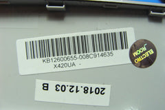 Asus Vivobook 14" X420UA Genuine Palmrest w/Touchpad Keyboard 12600655-008 