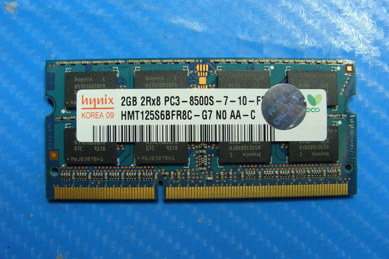 MacBook Pro A1286 So-Dimm Hynix 2GB Memory pc3-8500s-7-10-f2 hmt125s6bfr8c-g7 - Tested Computer Laptop Parts