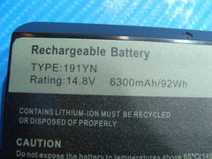 Dell Alienware 15 R2 15.6" Genuine Battery 14.8V 92Wh 6380mAh 191YN