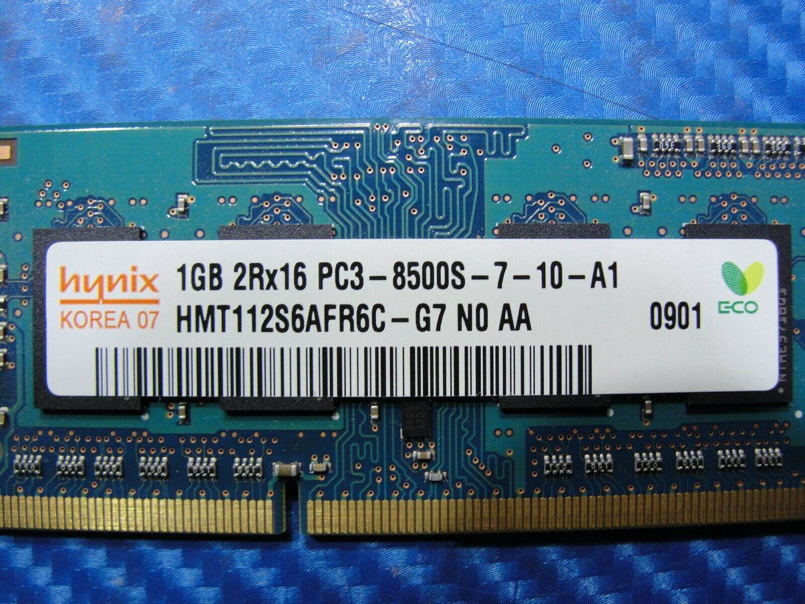 MacBook A1286 Hynix 1GB 2Rx16 PC3-8500S SO-DIMM Memory RAM HMT112S6AFR6C-G7 - Tested Computer Laptop Parts