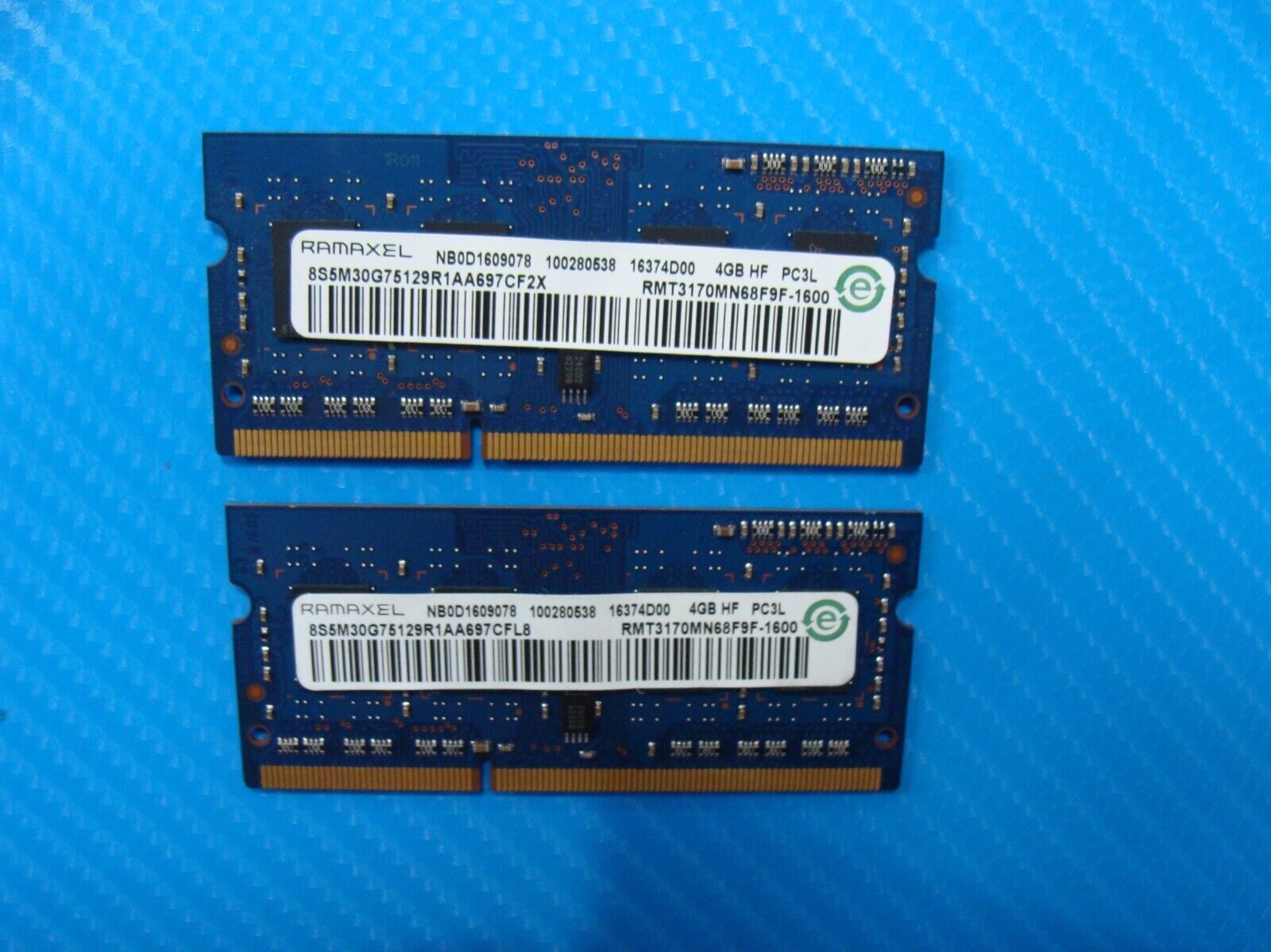 Lenovo Z50-75 Ramaxel 8GB 2x4GB PC3L SO-DIMM Memory RAM RMT3170MN68F9F-1600