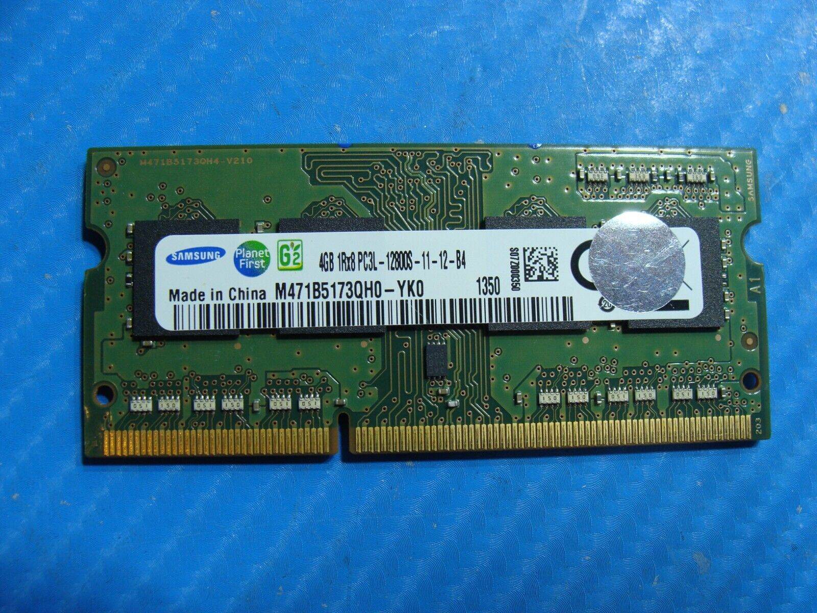 Toshiba L55-A Samsung Memory RAM SO-DIMM 4GB PC3L-12800S M471B5173QH0-YK0 - Tested Computer Laptop Parts