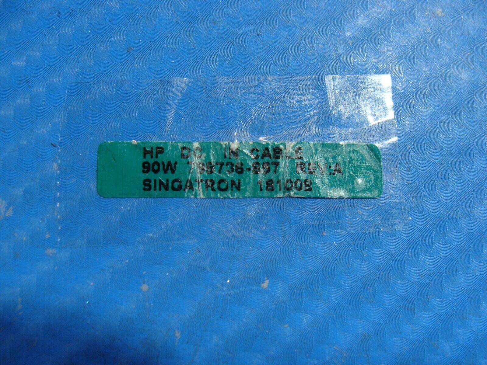 HP 15.6” 15-db0005dx Genuine Laptop DC IN Power Jack w/Cable 799736-S57 - Tested Computer Laptop Parts