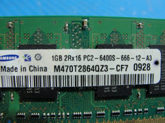 Dell Inspiron 15 1545 Samsung 1GB PC2-6400S RAM Memory M470T2864QZ3-CF7 - Tested Computer Laptop Parts