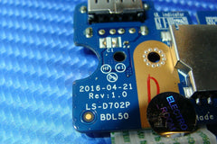 HP 15.6" 250 G5 Genuine Laptop USB SD Card Reader Board w/Cable LS-D702P HP