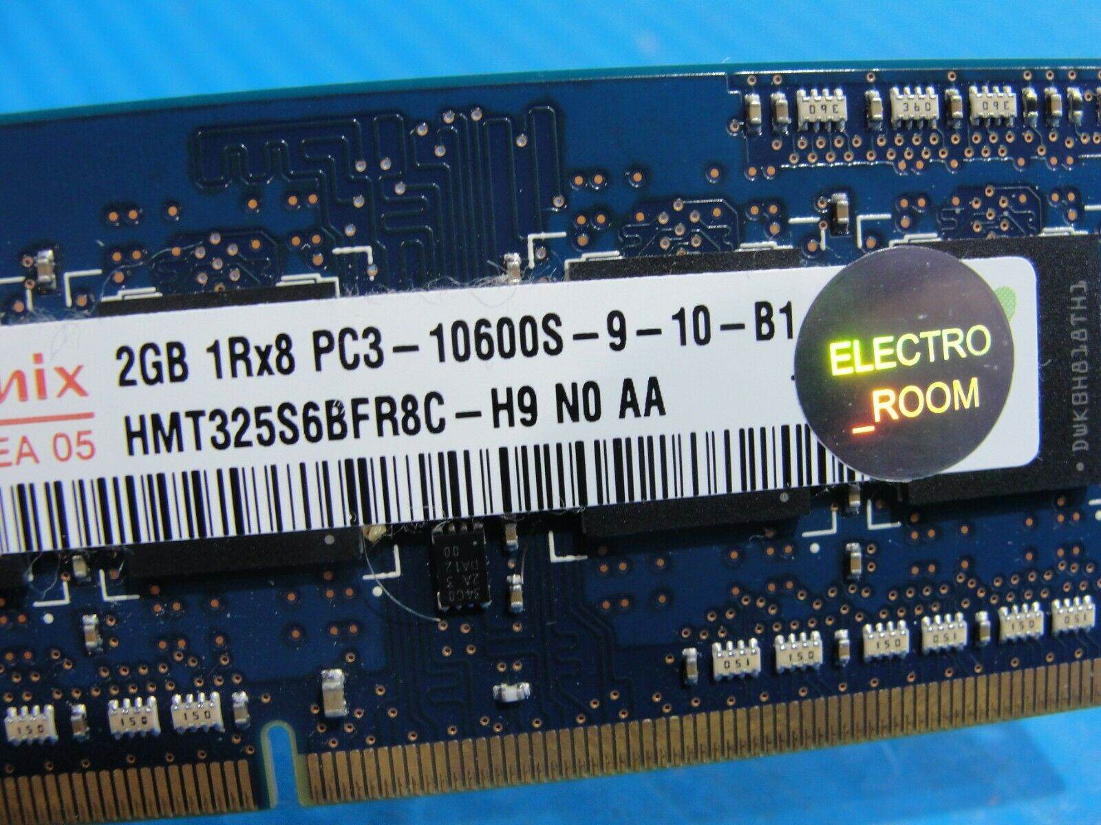 MacBook Pro A1278 SO-DIMM Hynix 2GB Memory PC3-10600S-9-10-B1 HMT325S6BFR8C-H9 - Tested Computer Laptop Parts