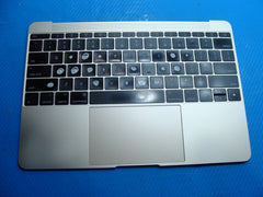 MacBook A1534 12" Mid 2017 MNYL2LL/A Top Case Palmrest w/Keyboard Gold 661-06795