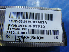 HP ENVY x360 15-u111dx 15.6" Genuine CPU Cooling Heatsink 776215-001 45Y63HSTP10 HP