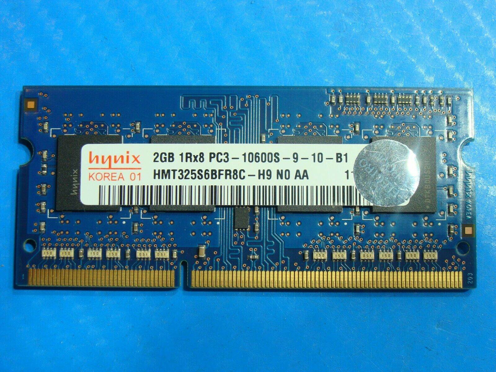 MacBook Pro A1278 SO-DIMM Hynix 2GB Memory PC3-10600S-9-10-B1 HMT325S6BFR8C-H9 - Tested Computer Laptop Parts