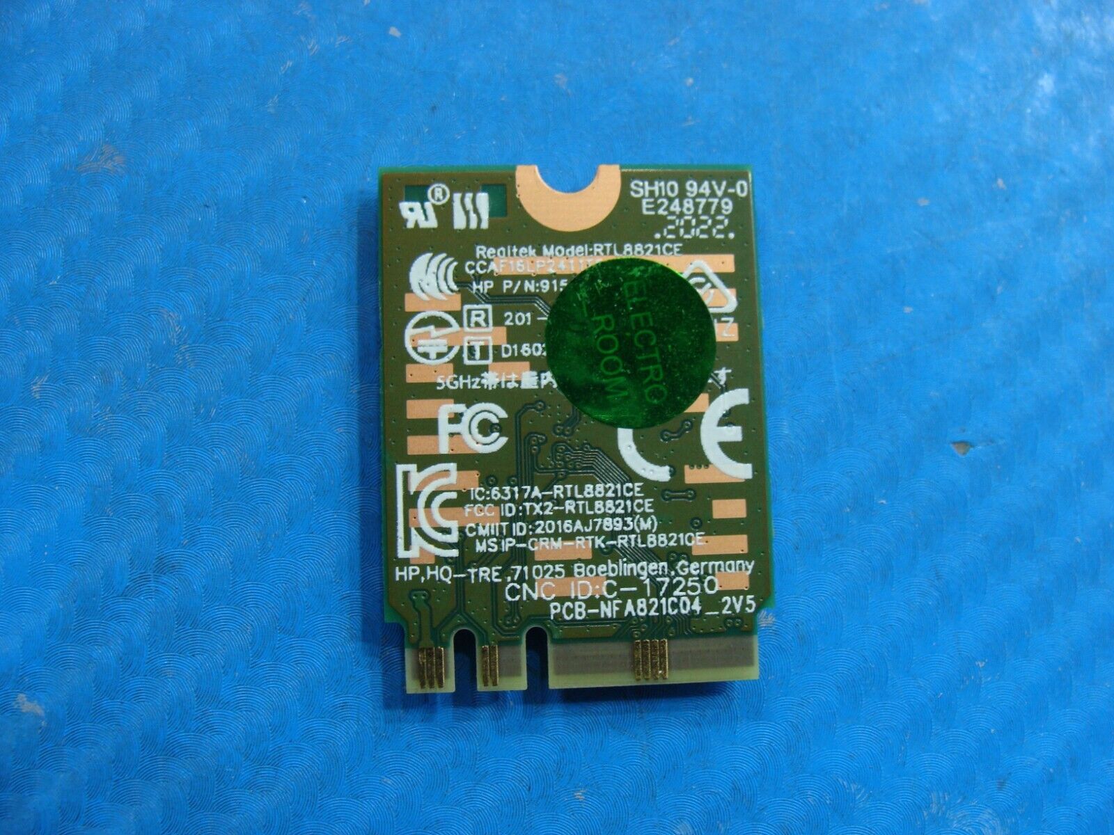 HP 17-by2075cl 17.3 WiFi Wireless Card RTL8821CE 915620-001