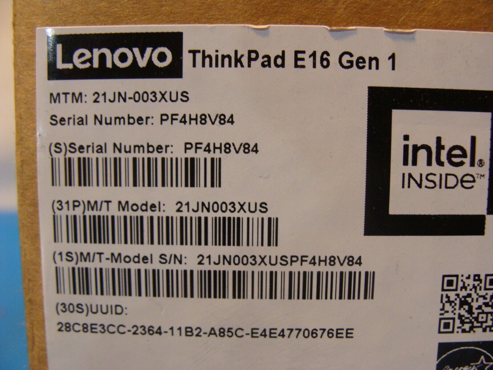 New 1 YR WRTY 16 WUXGA Lenovo Thinkpad E16 Gen 1 Intel i7-1355U 16GB 512GB SSD