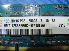 MacBook Pro A1278 Hynix 1GB 2Rx16 PC3-8500S SO-DIMM Memory RAM HMT112S6BFR6C-G7 - Tested Computer Laptop Parts