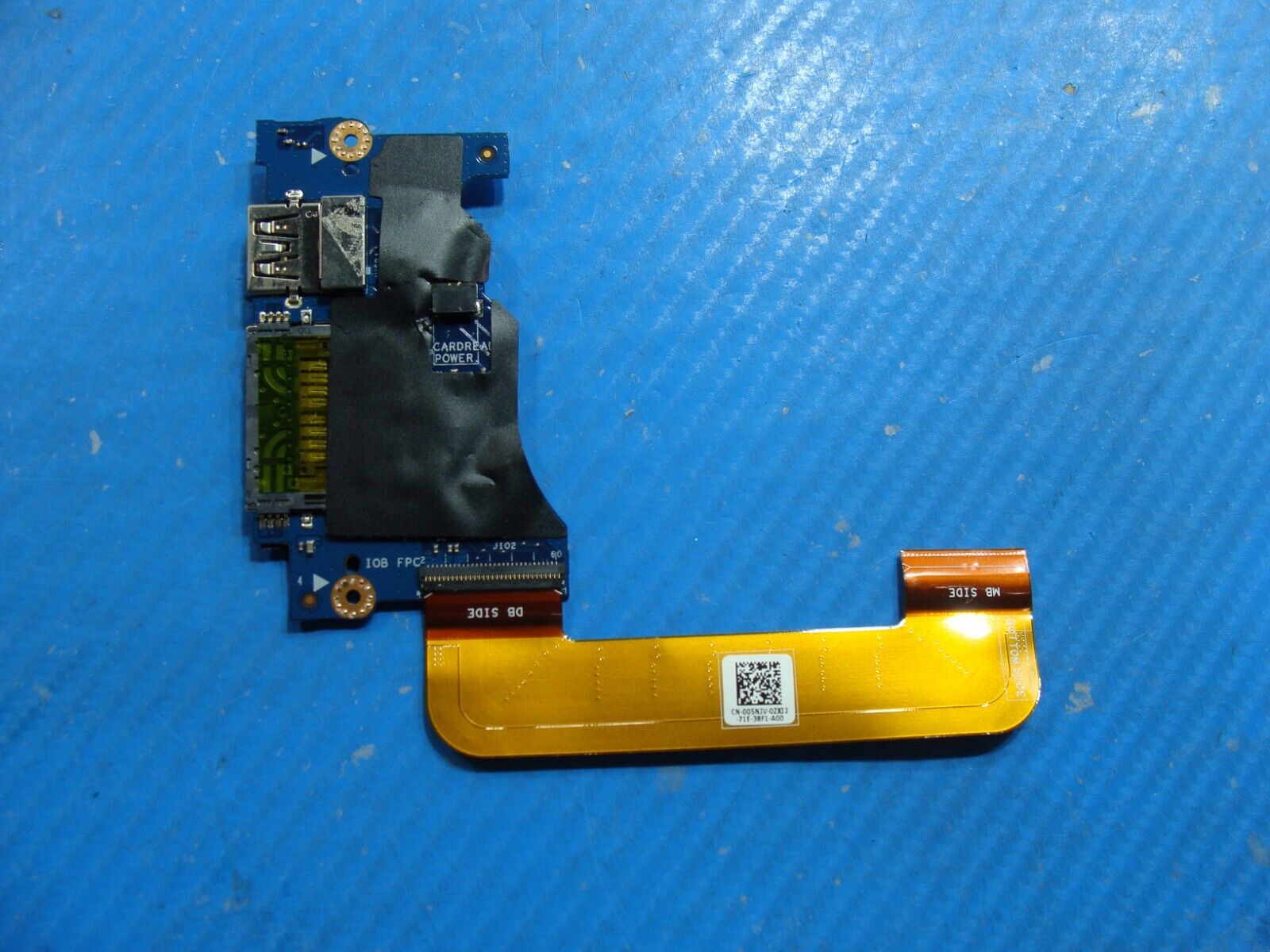 Dell XPS 13 9360 13.3 USB Card Reader Power Button Board w/Cable H2P6T 05NJV
