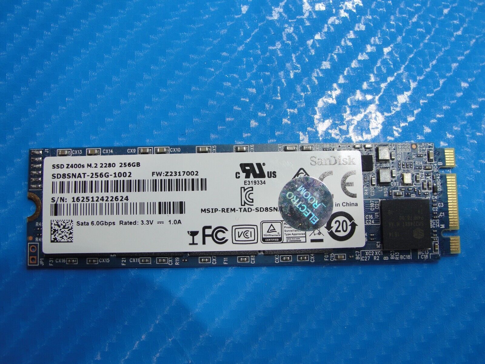 Asus UX310U SanDisk Z400s M.2 SATA 256Gb SSD Solid State Drive sd8snat-256g-1002 