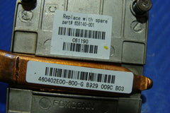 HP ProBook 6565b 15.6" Genuine Laptop CPU Cooling Heatsink 658140-001 ER* - Laptop Parts - Buy Authentic Computer Parts - Top Seller Ebay