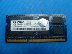 MacBook A1286 Elpida SO-DIMM RAM Memory 4GB SO-DIMM PC3-12800S EBJ41UF8BDU0-GN-F - Tested Computer Laptop Parts