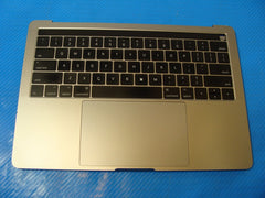 MacBook Pro A1706 2017 MPXV2LL/A 13" Top Case Palmrest w/Battery Gray 661-07950